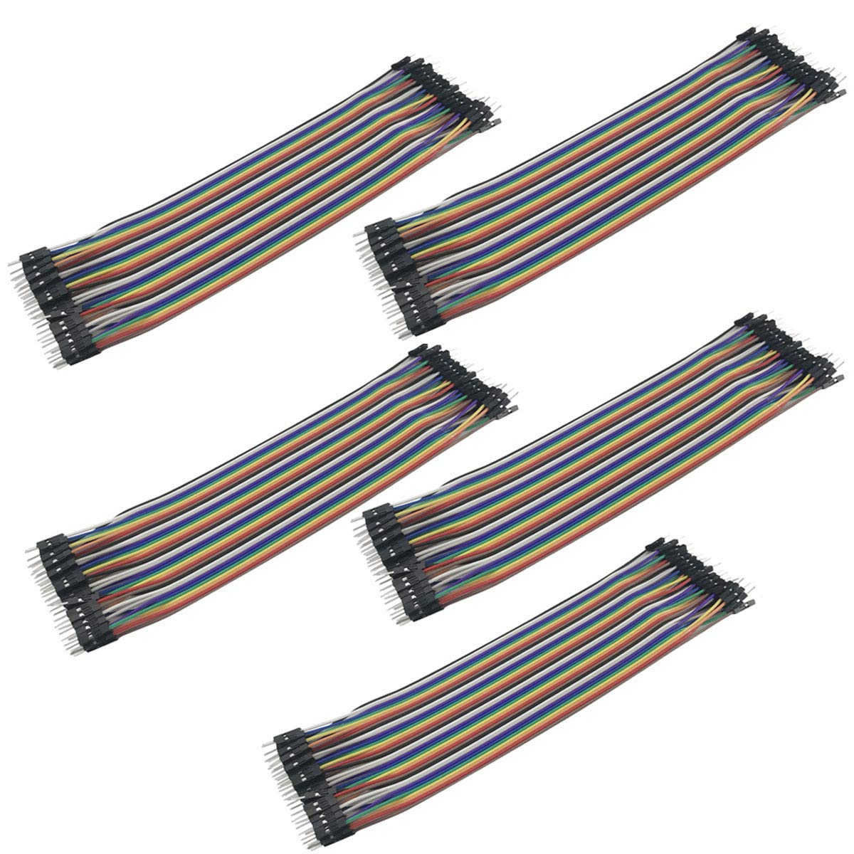 Amazon.co.jp: VKLSVAN 5 X 40PCS 20CM 40ピ ブレッドボードジャンパー